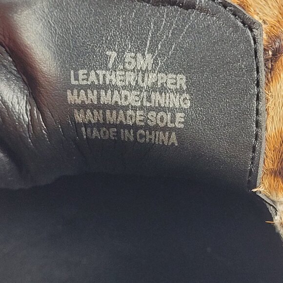 NWOB Gianni Bini Maxxwelle Leopard Print Faux Calf Hair Platform Loafers - Picture 11 of 12